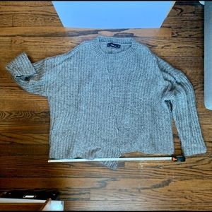 Warm Zara grey sweater worn a few times!